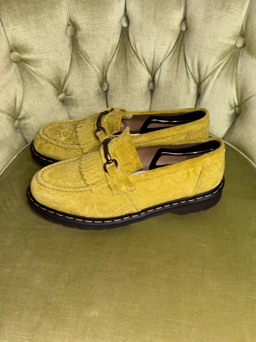 Dr. Martens ADRIAN SNAFFLE Loafers Suede AW006 Size 12 - Picture 8 of 11